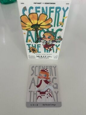 Pop Mart MOLLY Scenery Along the Way 20th
Anniversary Series Figures